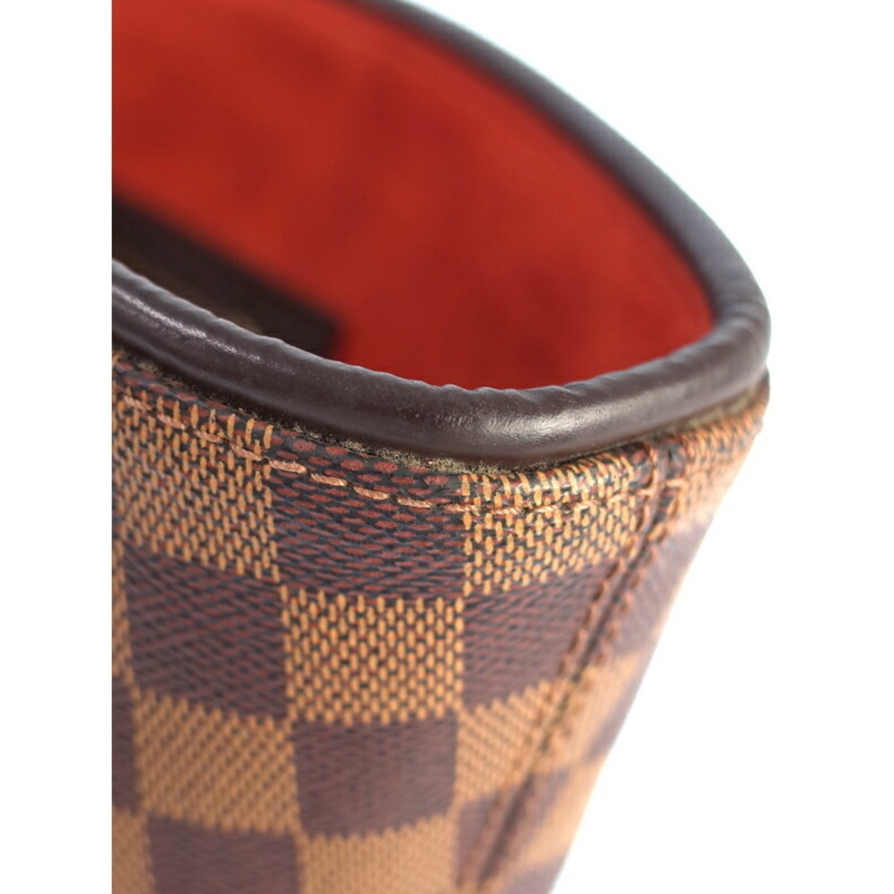 Louis Vuitton Damier Ebene Brown Manosque Tote Bag Pouch - Picture 5 of 8